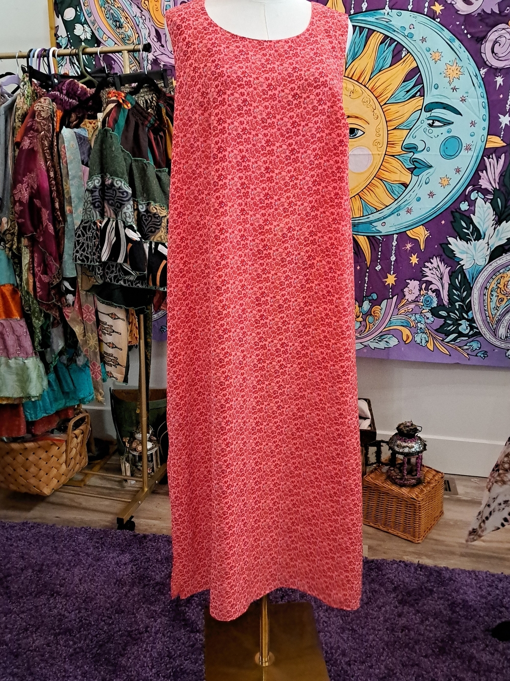Studio Ease Reversible Floral Maxi Dress • Size 16 • Two Dresses in One